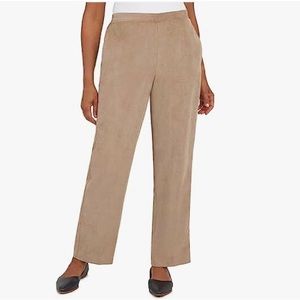 Alfred Dunner tan corduroy pants 10P